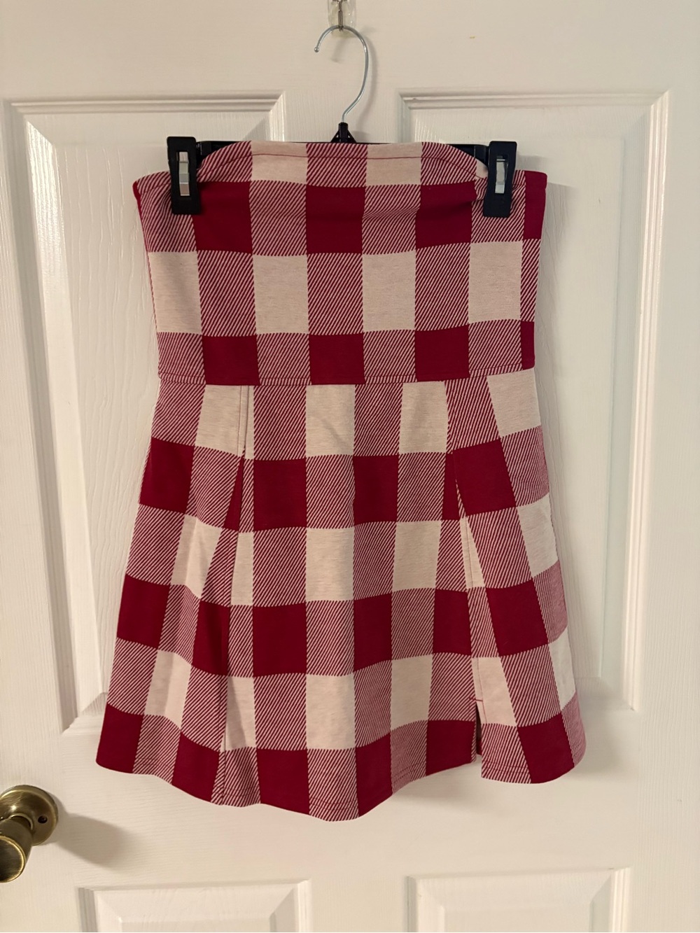 NEW American Eagle Outfitters Red and white Plaid Dress